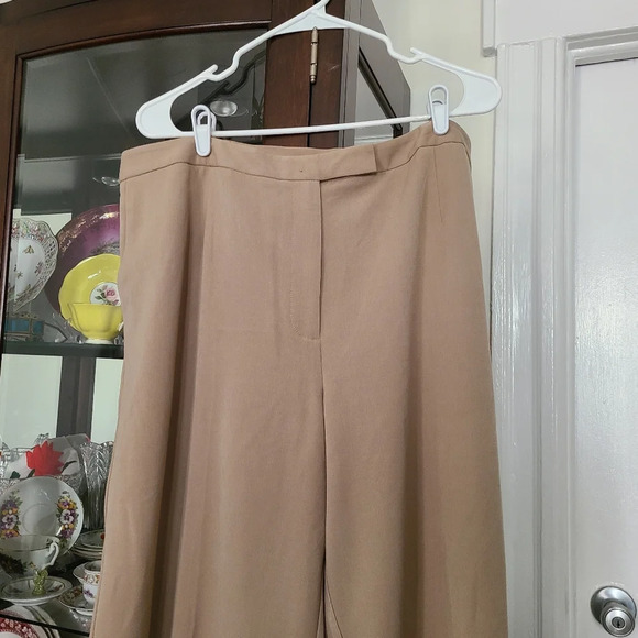 NWT Sigrid Olsen Wide Leg Short Length Business Casual Office Pants Size 22W - Picture 2 of 12